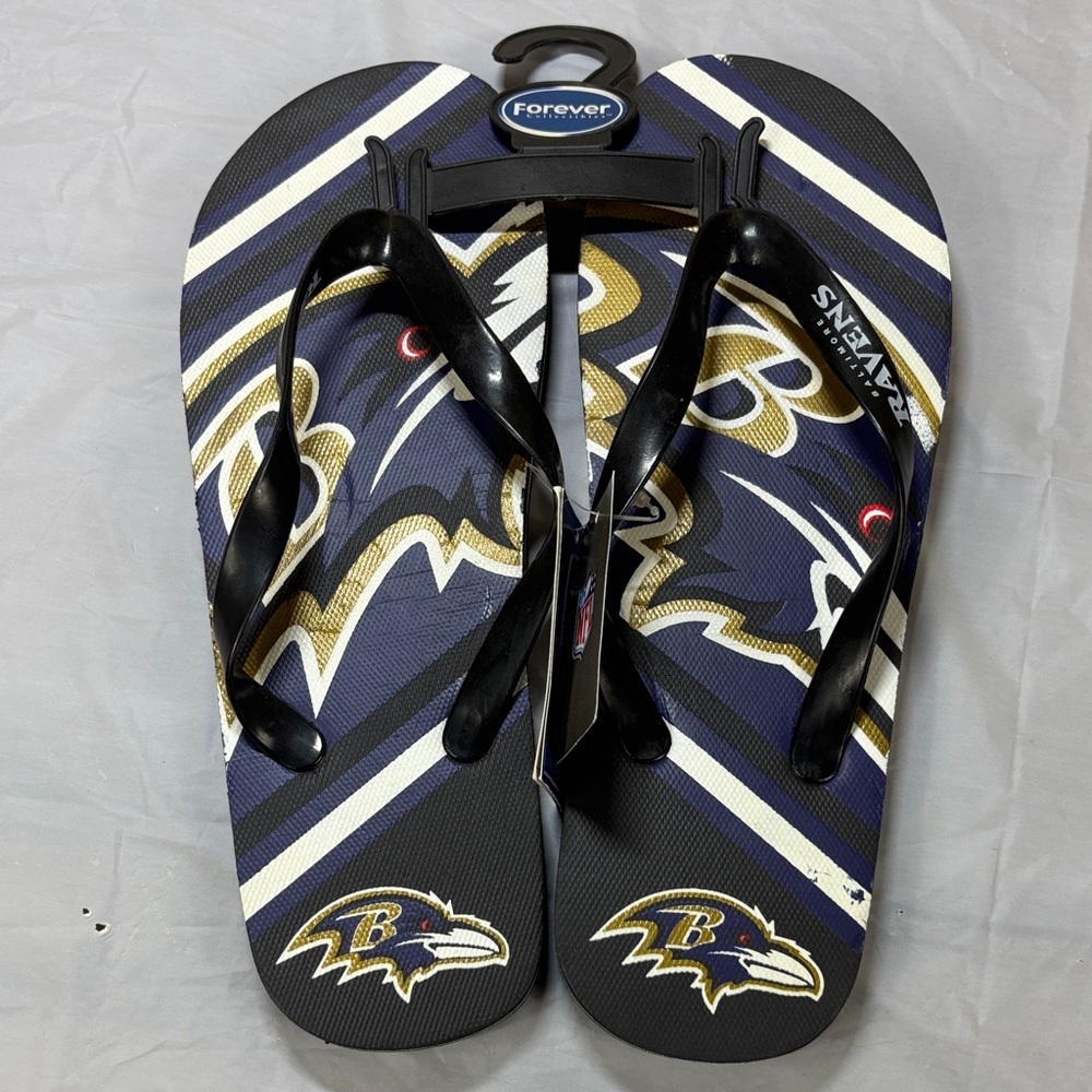 NFL Baltimore Ravens Flip Flops